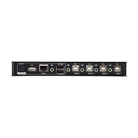 ATEN CS724KM USB Boundless KM Switch - keyboard/mouse/USB/audio switch - 4 ports - 4
